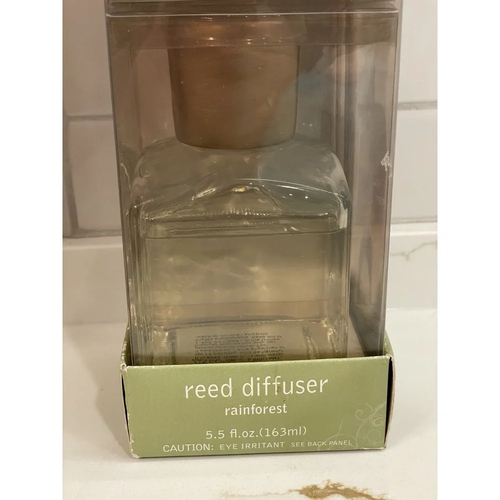 Colonial Candle Rainforest Reed Diffuser Home Fragrance 5.5 fl oz New Old Stock‎